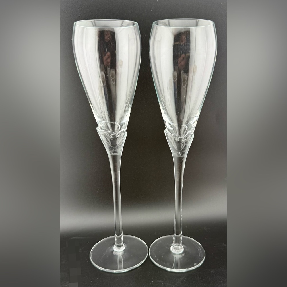 2 Rosenthal Calice Champagne Flutes. 7oz